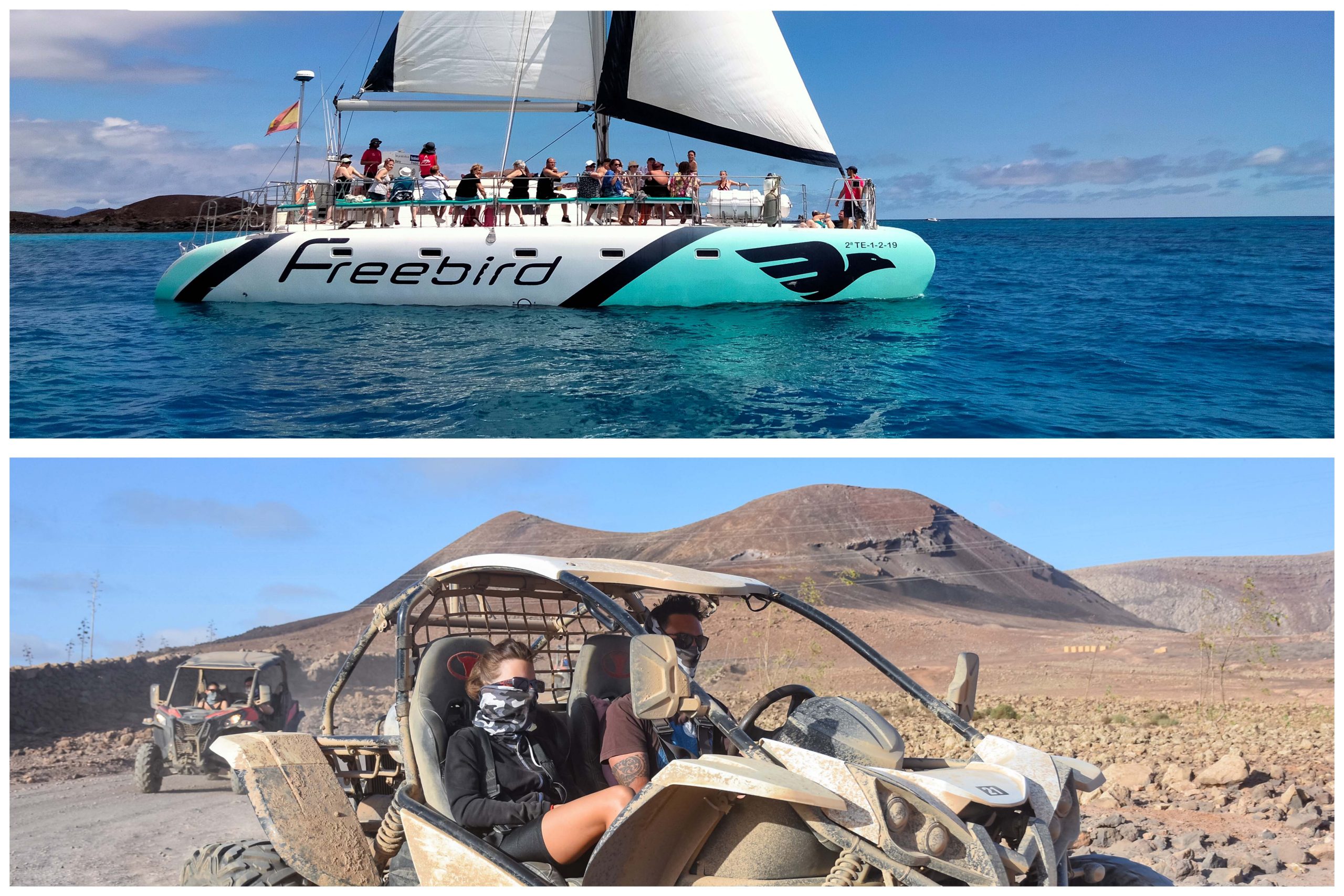 Combo: Dune Buggy + Catamarán